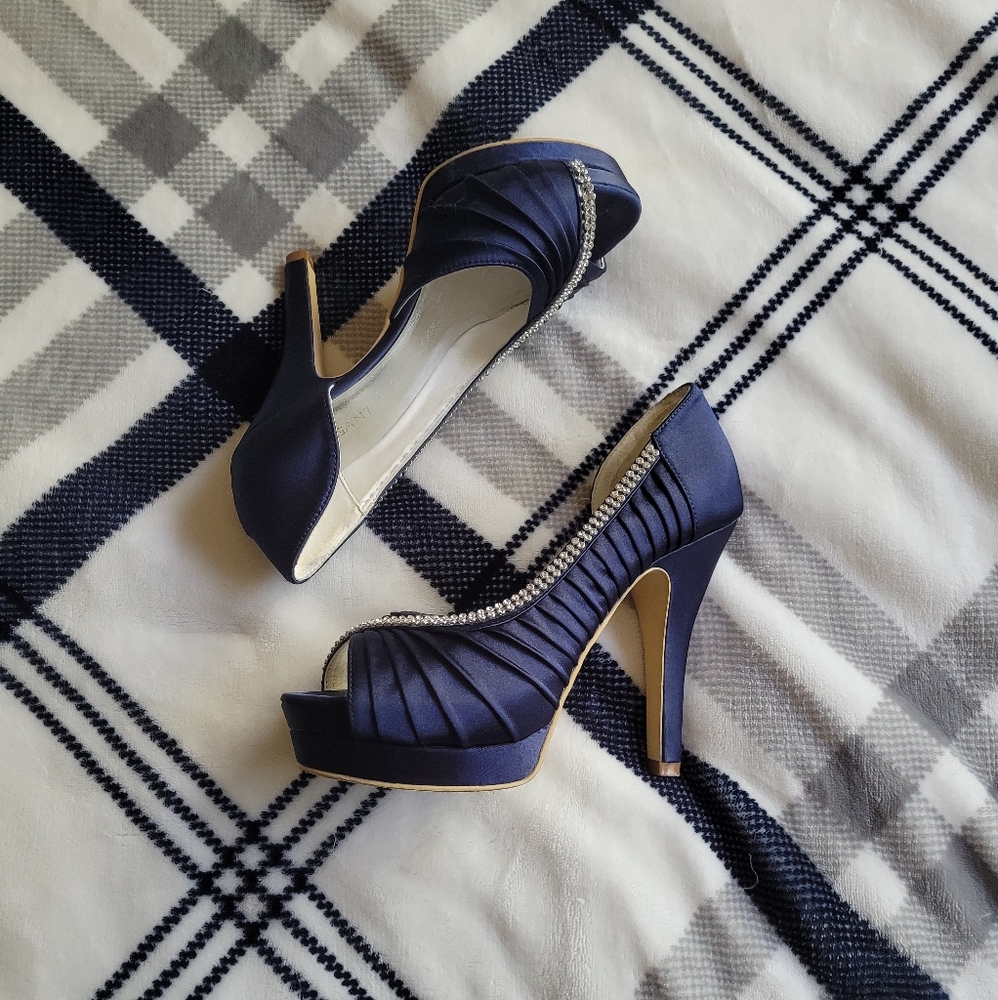 Navy Blue Heels